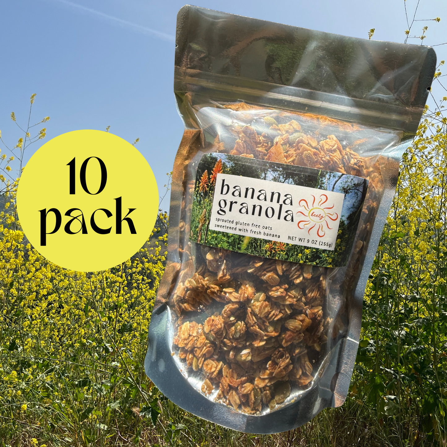 9 oz Banana Granola - 10 Pack